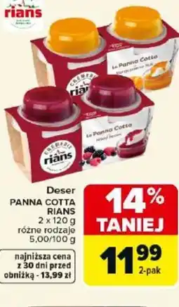 Carrefour Market Rians Deser Panna Cotta oferta