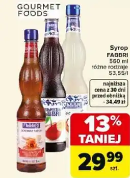 Carrefour Market Fabbri Syrop oferta