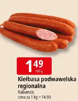 E.Leclerc Kabanos Kiełbasa podwawelska regionalna oferta