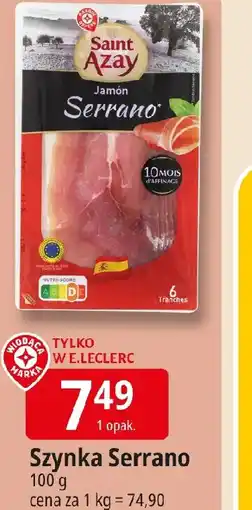 E.Leclerc Saint Azay Szynka Serrano oferta