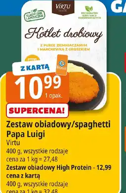 E.Leclerc Virtu Zestaw obiadowy/spaghetti Papa Luigi oferta