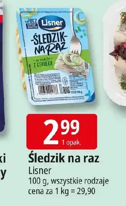 E.Leclerc Lisner Śledzik na raz oferta