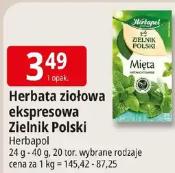 E.Leclerc Herbapol Herbata ziołowa ekspresowa Zielnik Polski oferta