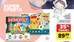 Carrefour Gra POKÉMON MONOPOLY, SCRABBLE oferta