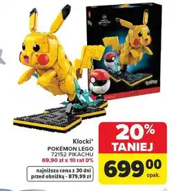 Carrefour Klocki Lego POKÉMON oferta