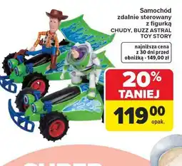 Carrefour Samochód zdalnie sterowany z figurką TOY STORY oferta