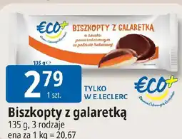 E.Leclerc ECO+ Biszkopty z galaretką oferta