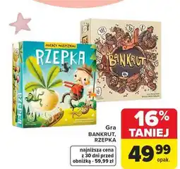 Carrefour Gra BANKRUT, RZEPKA oferta