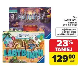 Carrefour Gra LABIRYNTH, STITCH, KTO TO BYŁ? oferta