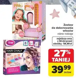 Carrefour Zestaw kreda do włosów tropikalny oferta