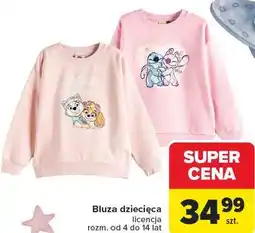 Carrefour Bluza 4-14 lat oferta