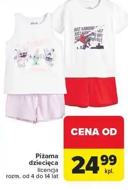 Carrefour Piżama dziecięca oferta