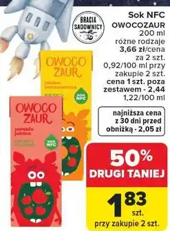 Carrefour Sok Cymes Owocozaur oferta