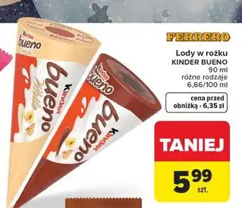 Carrefour Rożek Kinder Bueno White oferta