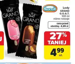 Carrefour Lód passion fruit Koral Grand G.o.a.t oferta