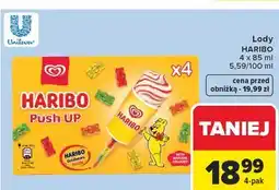 Carrefour Lody push up Algida Haribo oferta