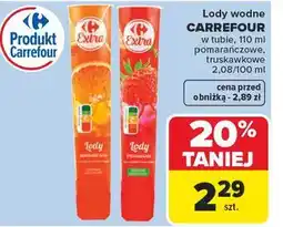 Carrefour Lody wodne pomarańczowe Carrefour Extra oferta