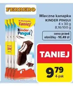 Carrefour Baton mleczny Kinder Pingui oferta