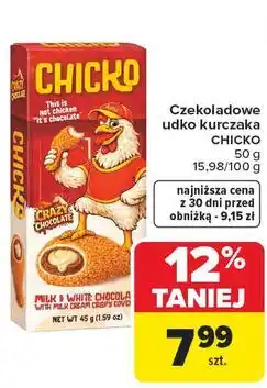 Carrefour Udko czekoladowe z kurczaka Chicko oferta