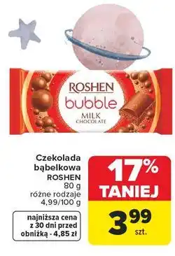 Carrefour Czekolada bubble Roshen oferta