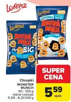 Carrefour Chrupki mr. big Lorenz Monster Munch oferta
