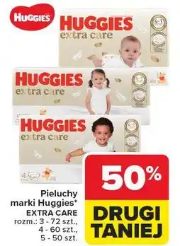 Carrefour Pieluszki 5 Huggies Extra Care oferta