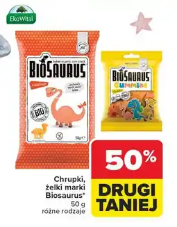 Carrefour Żelki słodkie Biosaurus oferta