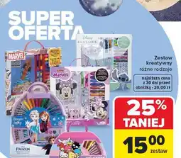 Carrefour Zestaw kreatywny różne rodzaje oferta