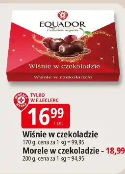 E.Leclerc Equador Wiśnie w czekoladzie oferta