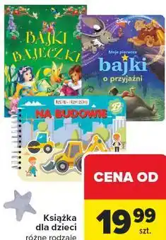 Carrefour Książka dla dzieci różne rodzaje oferta