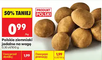 Biedronka Polskie ziemniaki jadalne na wagę oferta