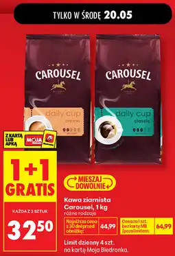 Biedronka Kawa ziarnista Carousel oferta