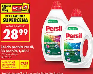 Biedronka Żel do prania Persil, 33 prania oferta