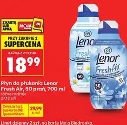 Biedronka Płyn do płukania Lenor Fresh Air, 50 prań oferta