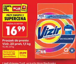Biedronka Proszek do prania Vizir, 20 prań oferta