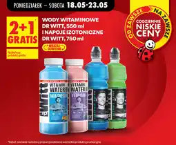 Biedronka WODY WITAMINOWE DR WITT, 550 ml I NAPOJE IZOTONICZNE DR WITT, 750 ml oferta