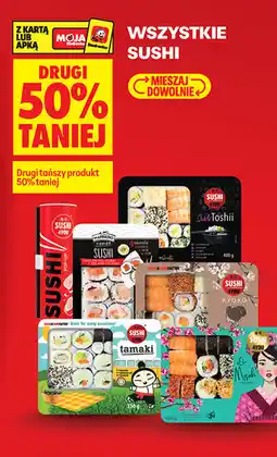 Biedronka Wszystkie sushi drugi 50% taniej oferta