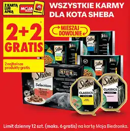 Biedronka WSZYSTKIE KARMY DLA KOTA SHEBA oferta