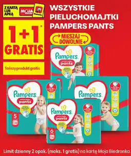 Biedronka WSZYSTKIE PIELUCHOMAJTKI PAMPERS PANTS oferta