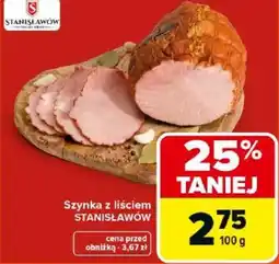 Carrefour Market Stanisławów Szynka z liściem oferta