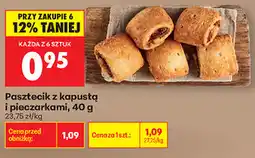 Biedronka Pasztecik z kapustą i pieczarkami oferta