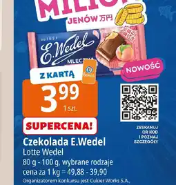 E.Leclerc Lotte Wedel Czekolada oferta