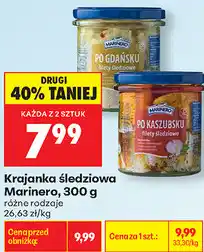 Biedronka Krajanka śledziowa Marinero, 300 g różne rodzaje oferta