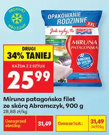 Biedronka Miruna patagońska filet ze skórą Abramczyk oferta