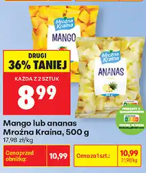 Biedronka Mango lub ananas Mroźna Kraina oferta