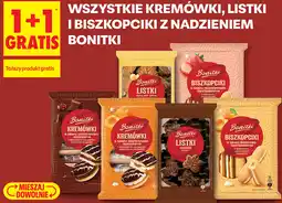 Biedronka WSZYSTKIE KREMÓWKI, LISTKI I BISZKOPCIKI Z NADZIENIEM BONITKI oferta