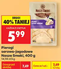 Biedronka Pierogi serowo-jagodowe Nasze Smaki oferta