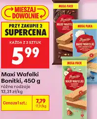 Biedronka Maxi Wafelki Bonitki oferta