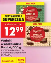 Biedronka Wafelki w czekoladzie Bonitki oferta