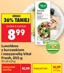 Biedronka Lunchbox z kurczakiem i mozzarellą Vital Fresh oferta